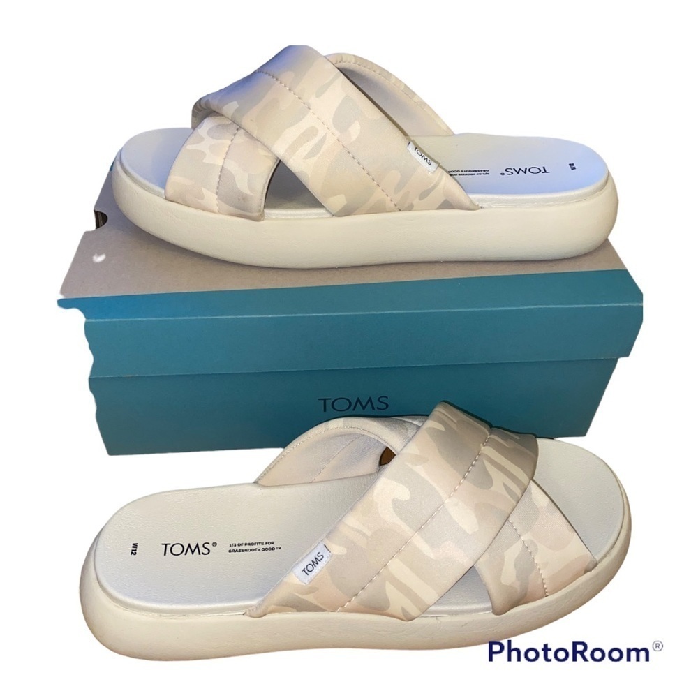 Toms Camo Mallow Crossover Sandals